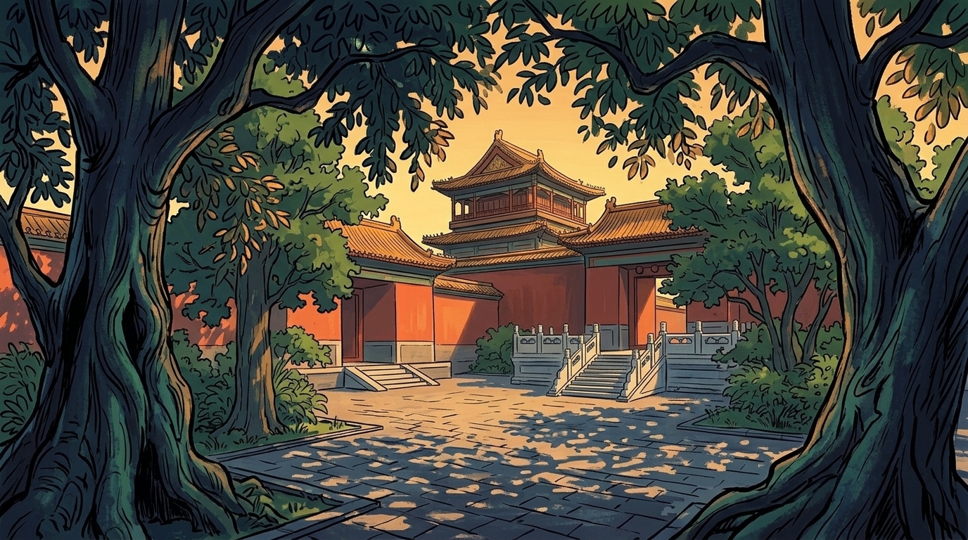 07 · 翠柏掩映·西翼熙和门跨院夏荫